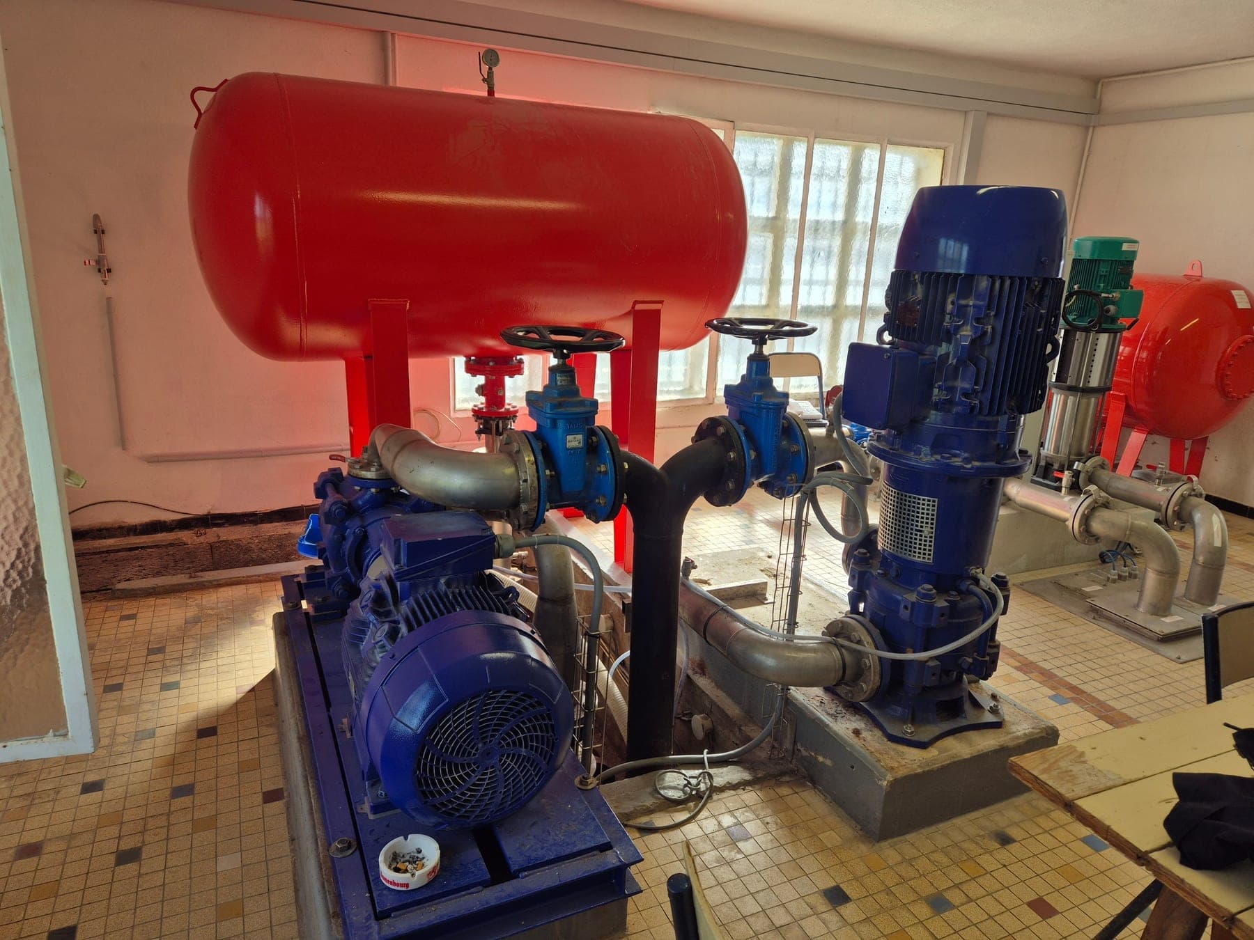 Station de pompage — pompes Flex'eau en opération